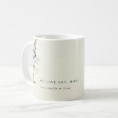 押されたワイルドフラワーマグ コーヒーマグカップ (正面左)