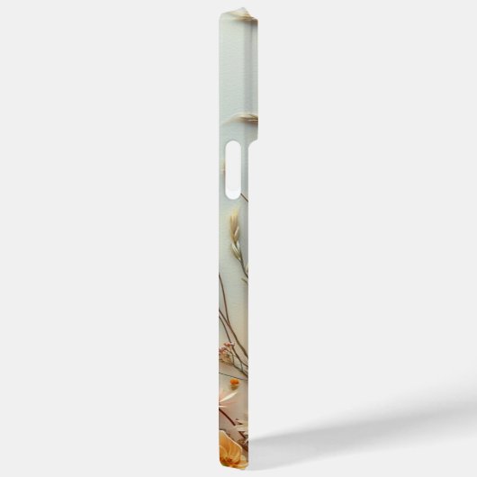 押されたワイルドフラワー芸術的フローラ Case-Mate iPhoneケース (裏面 / 右)