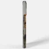 押されたワイルドフラワー(白い背景) Case-Mate iPhoneケース (裏面 / 右)