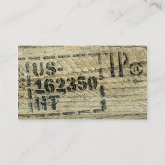 押された古いパレット板グランジなぼろぼろの上品 名刺 (裏面)