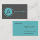 押された点の青い暗闇 名刺 (正面/裏面)