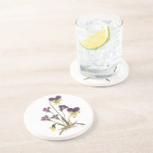 押された花のデザイン コースター (側面)