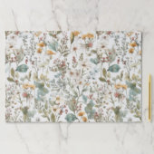 押された花誕生日シャワー紙ランチョンマット ペーパーパッド (インサイチュ)