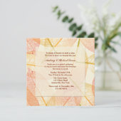 押された葉の招待状 招待状 (スタンド正面)