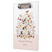 押された野草植物性フローラ クリップボード (左)