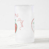 押されるpalmersの高台のcyder、伝統的に100… フロストグラスビールジョッキ (中央)