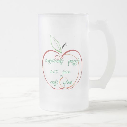 押されるpalmersの高台のcyder、伝統的に100… フロストグラスビールジョッキ (右)