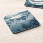 押しつぶし泡の波 コースター (左側)