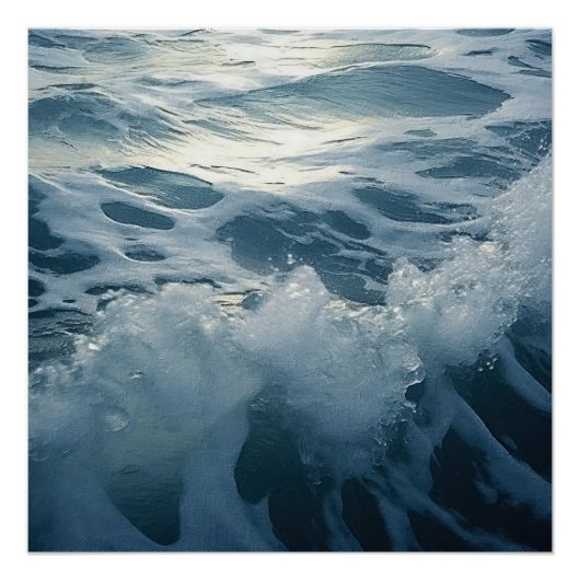 押しつぶし泡の波 ポスター (正面)