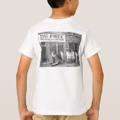 (押してあなたのスーツをもらう間)自由な演劇のゴルフ Tシャツ (裏面)