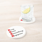 押しなさいまで何か起こる祈って下さい コースター (側面)