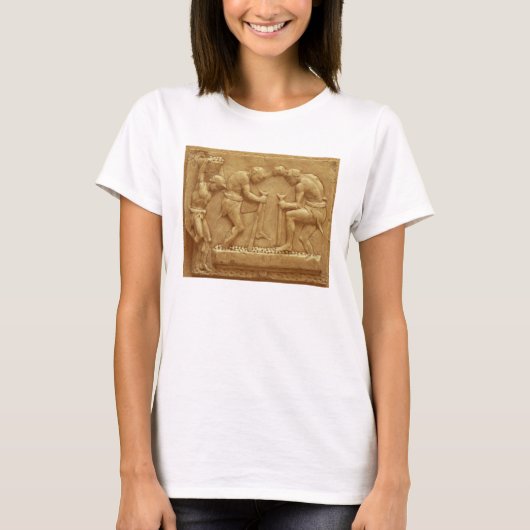 押しますブドウ(大理石)を Tシャツ (正面)
