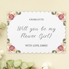 押しエレガント付け野花少女の提案 カード