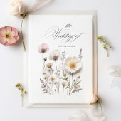 押しエレガント花シック結婚式招待状 招待状