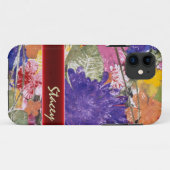 押しカスタムカラフル花art iphone 5ケース Case-Mate iPhoneケース (裏面(横))