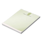 押しピン画鋲の緑のカスタマイズ可能 ノートパッド (回転)