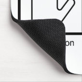 押しボタンは、ベーコン-ベーコンディスペンサー--を受け取ります マウスパッド (コーナー)