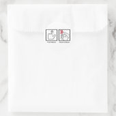 押しボタン、ベーコンを受け取る – ベーコンディスペンサー ラウンドシール (バッグ)