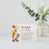 押しワイルドフラワーズブックベビーカード エンクロージャーカード (スタンド正面)