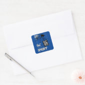 押し上げ保の運動競技 スクエアシール (封筒)