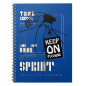 押し上げ保の運動競技 ノートブック (正面)