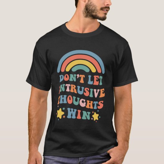 押し付けがましい考えをBoho Rainbowに勝たせない Tシャツ (正面)