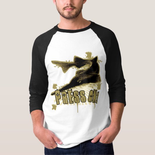 押し付ける Tシャツ (正面)