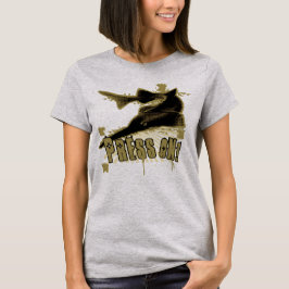 押し付ける Tシャツ