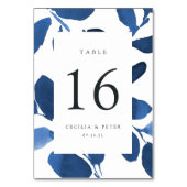 押し付けボタパーソナライズされたニカルテーブル番号カード テーブルナンバー (裏面)