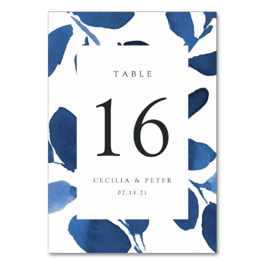 押し付けボタパーソナライズされたニカルテーブル番号カード テーブルナンバー (正面)