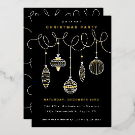 押し付け加工クリスマスオーナメント 箔シーズンカード