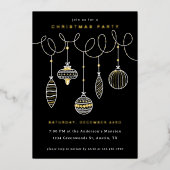 押し付け加工クリスマスオーナメント 箔シーズンカード (正面)