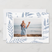 押し付け植物水平写真 シーズンカード (正面)