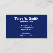 押し付絵を描きブラシ名刺 名刺 (裏面)