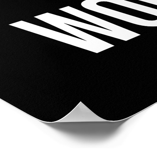 押し保し – やる気を起こさせる ポスター (角)