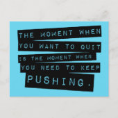 押し保引用文 ポストカード (正面)