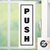押し戸看板 ウィンドウサイン (ホーム)