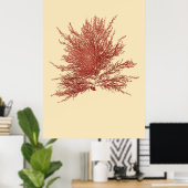 押し海藻オリジナル4分の1 ポスター (ホームオフィス)