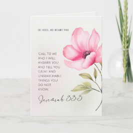 押し潰されそうな時 - 励ましのカード サンキューカード