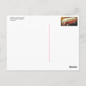 押し潰されたバグ ポストカード (裏面)