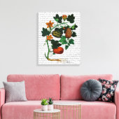 押し潰しつる植物1 キャンバスプリント (インサイチュ (リビング))