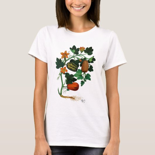 押し潰しつる植物1 Tシャツ (正面)