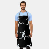 押し潰しプレーヤーアイコン エプロン (着用した状態)