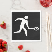 押し潰しプレーヤーアイコン スタンダードランチョンナプキン (インサイチュ)