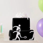 押し潰しプレーヤーアイコン ラッピングペーパー