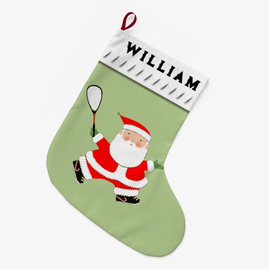 押し潰しプレーヤー ラージクリスマスストッキング (正面 (吊り時))