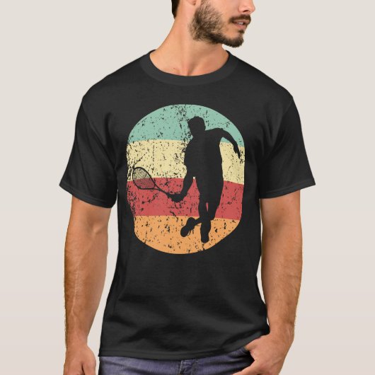 押し潰しレトロ押し潰しプレーヤーアイコンレトロカラー Tシャツ (正面)