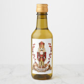 押し潰す！くるみ割りミニワインボトル ワインラベル (正面)