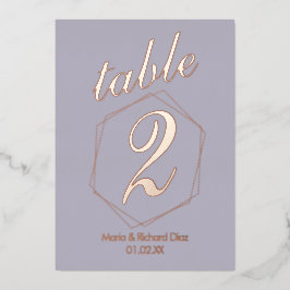 押し点々のある縁ど付けホイル表番号 箔招待状