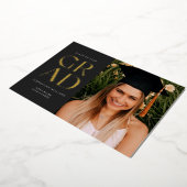 押し箔目盛ブロック目盛り箔招待状 箔招待状 (回転した状態)